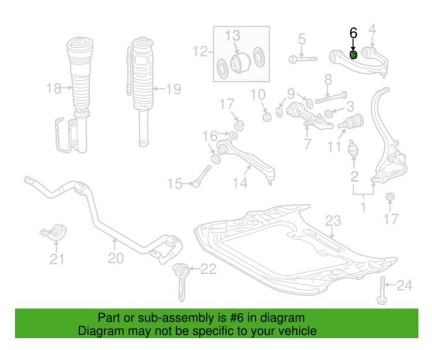 Mercedes Windshield Wiper Arm Nut 913023010002